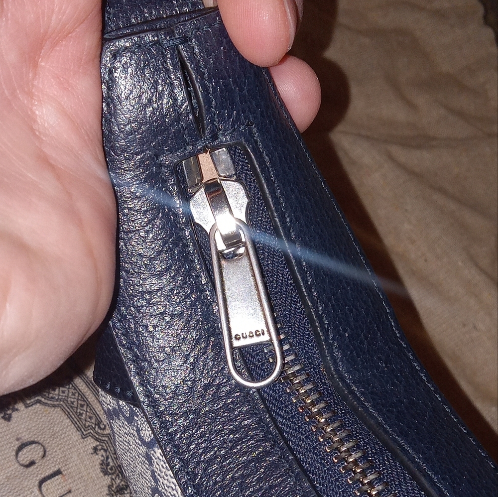 โค๏ธ๐ NEW Gucci Ophidia Mini Bag Blue GG Supreme monogram canvas SOLD OUT - Picture 13 of 13